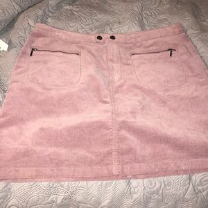 Corduroy light purple skirt